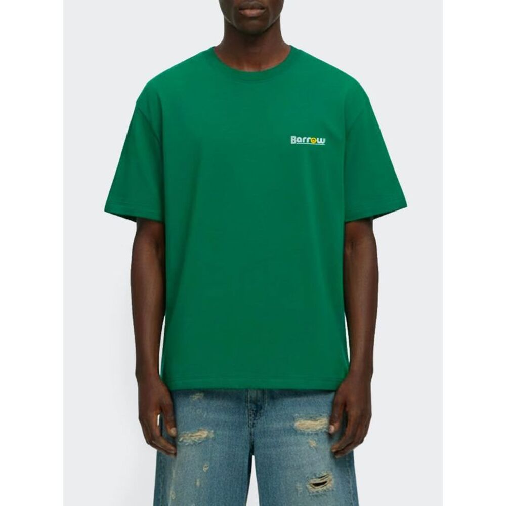 Barrow Men Cotton T-Shirt With Barrow Logo